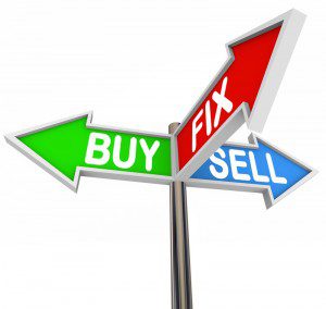 (c) Can Stock Photo buy fix sell sign